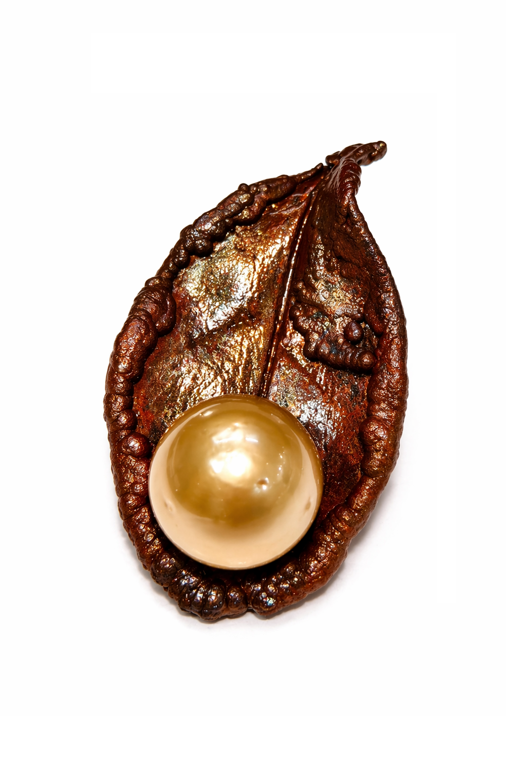 Silver South Sea Pearl Brooch