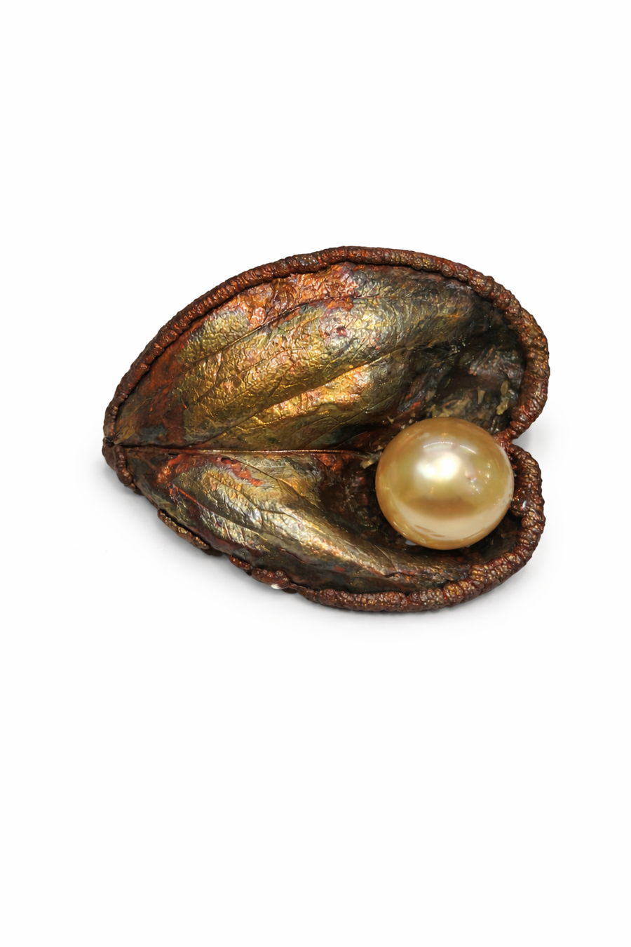 Silver Opal Brooch
