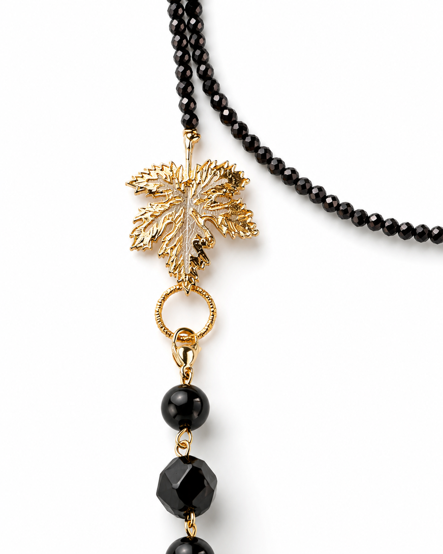 Long Natural Stone Necklace