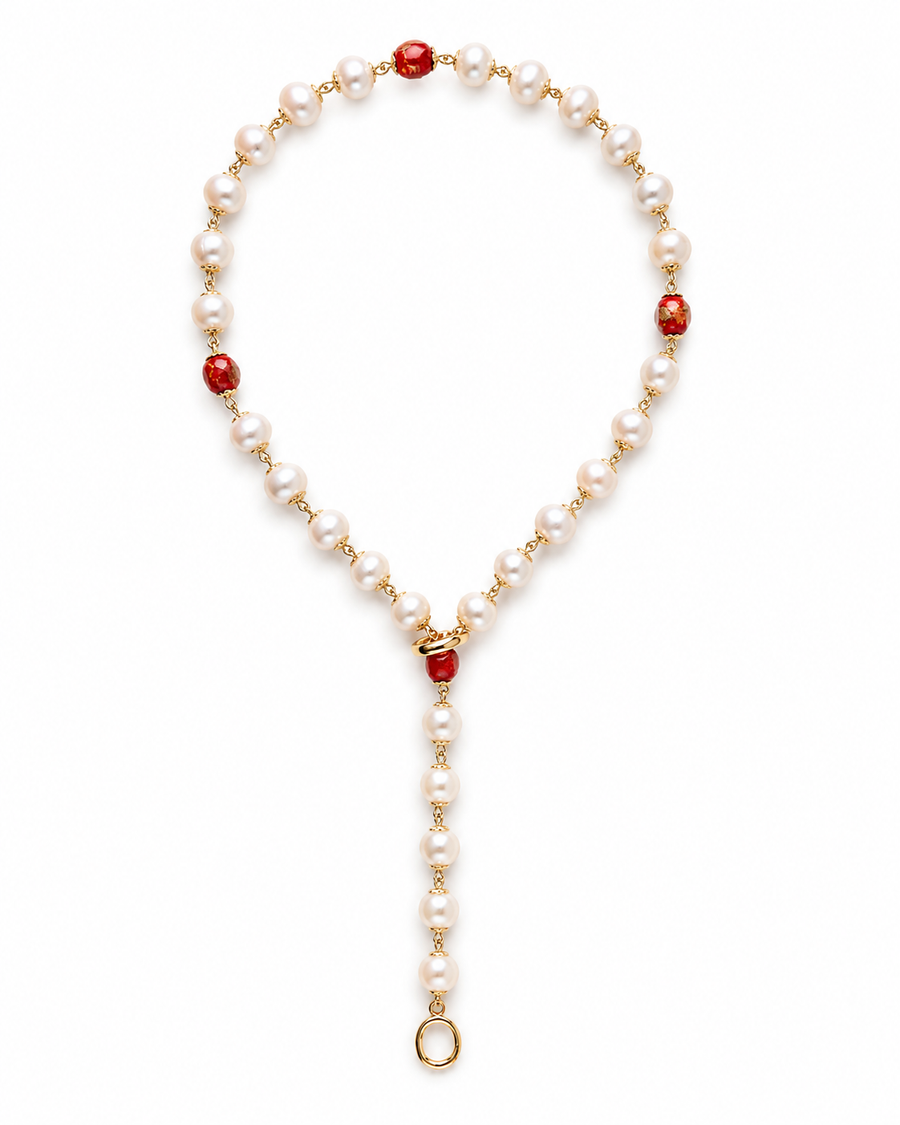 Short Natural Stone Necklace
