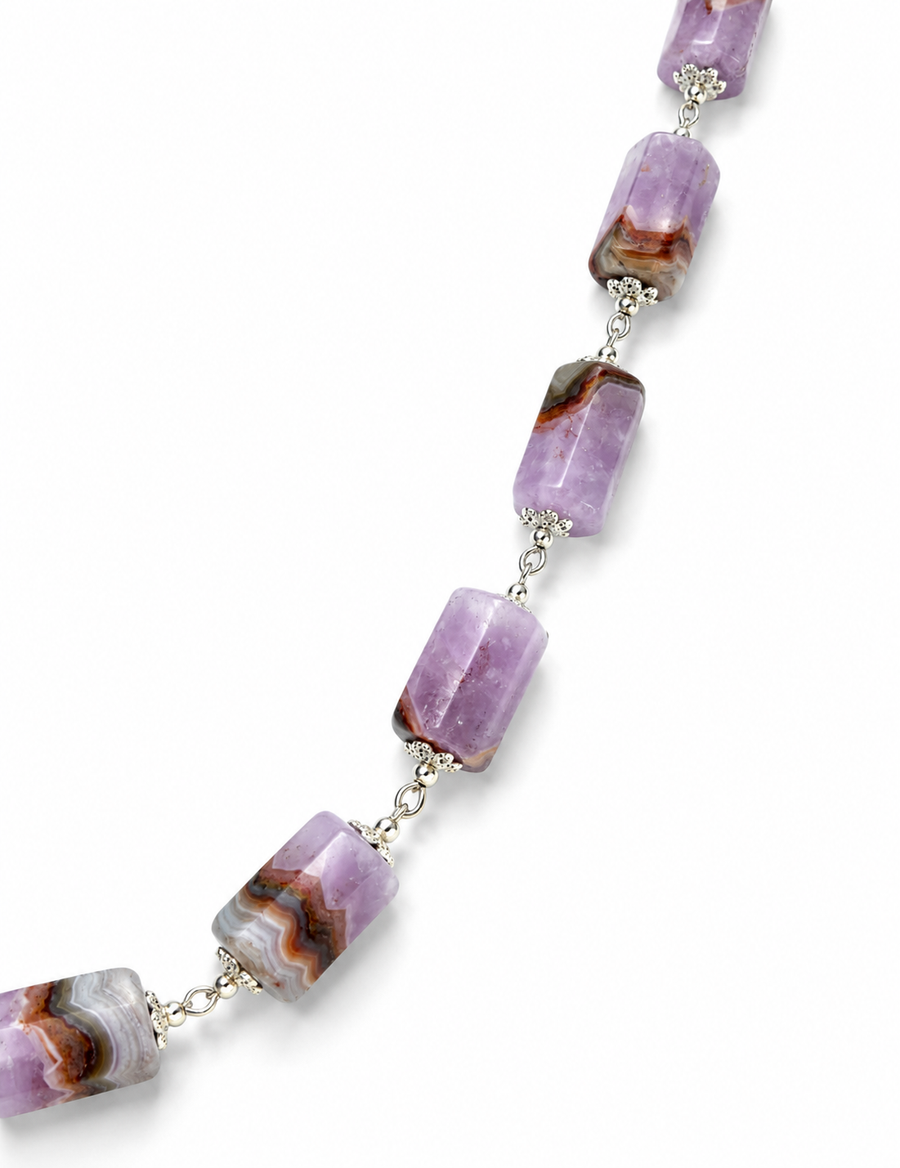 Short Natural Stone Necklace