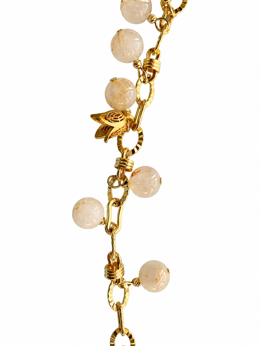 Short Natural Stone Necklace