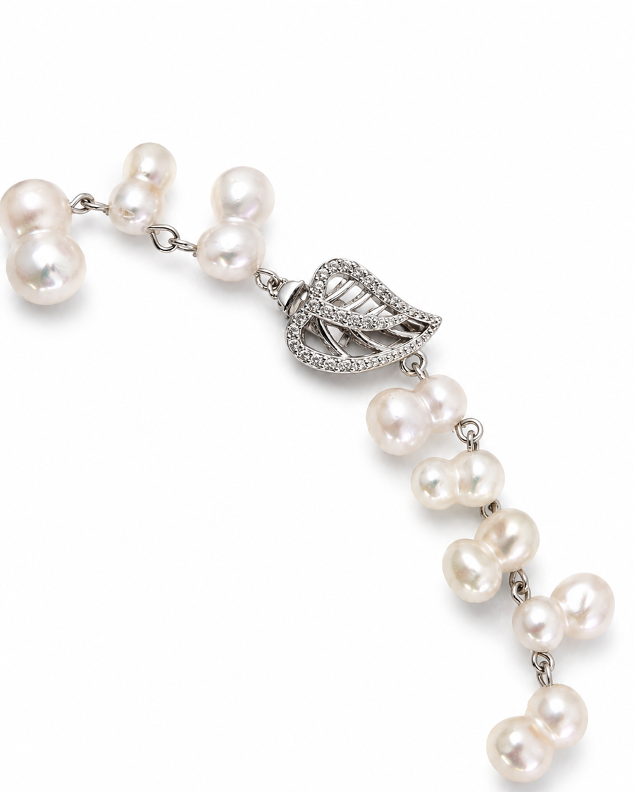Long Natural Stone Necklace
